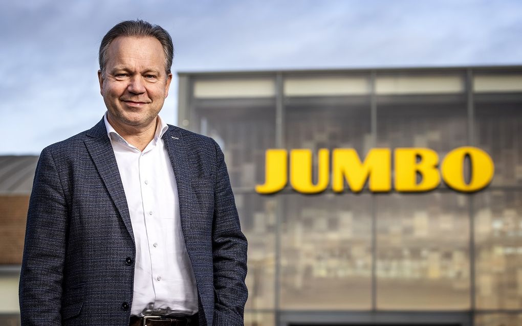 Ton van Veen, die leiding geeft aan het directieteam van Jumbo. beeld ANP, Remko de Waal