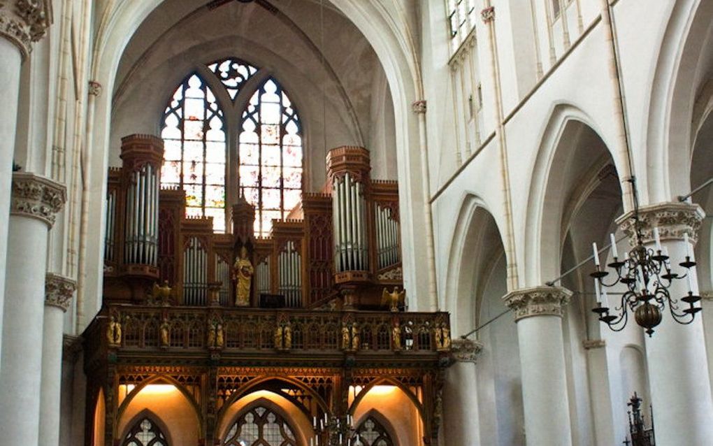 Het orgel in de Sint-Catharinakathedraal in Utrecht. beeld Wikimedia, Michele Ahin