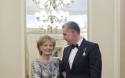 Margareta (70) met haar echtgenoot, prins Radu (59). beeld Roemeens Koninklijk Huis