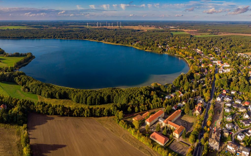 De Wandlitzsee ligt op korte afstand van Berlijn en is populair bij inwoners van de Duitse hoofdstad. beeld Wikimedia.