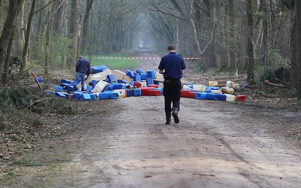 In Best werden in 2018 tientallen vaten met drugsafval gedumpt. beeld ANP