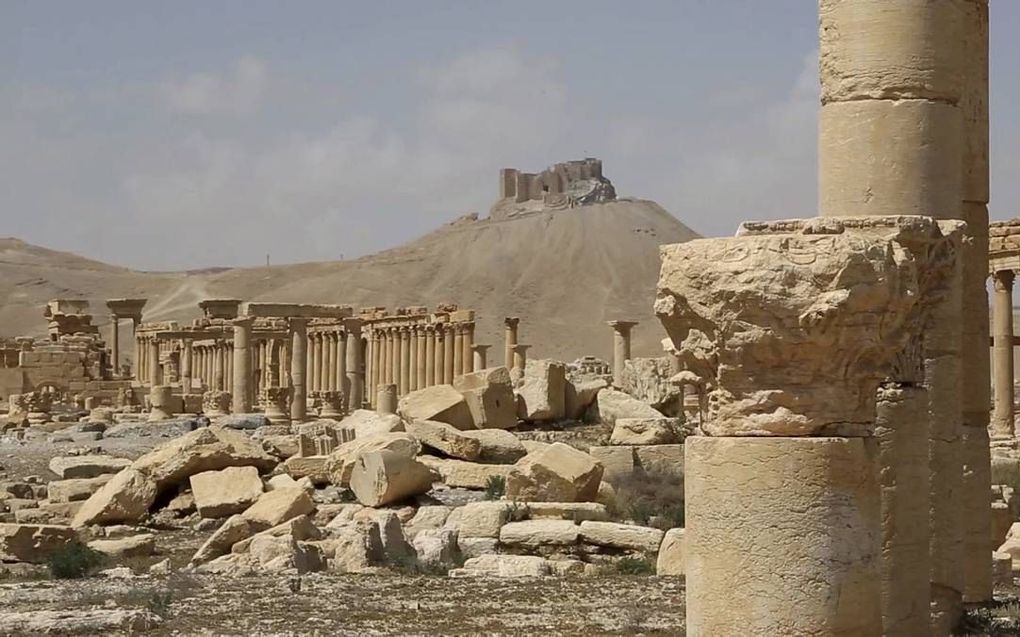 Door de oorlog in het Midden-Oosten is veel christelijk cultureel erfgoed verloren gegaan. Terreurgroep IS is verantwoordelijk voor een groot deel van de verwoestingen. Veel eeuwenoude bouwwerken in de stad Palmyra zijn onherstelbaar beschadigd. beeld AP