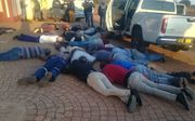 Gearresteerde gijzelnemers. beeld SA Police