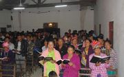 Kerkdienst in Myanmar. beeld Wycliffe