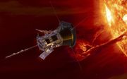 De Parker Solar Probe nadert de zon in deze artist impression van de NASA. beeld EPA
