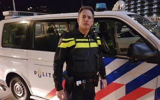 Politievrijwilliger Johan van Dijk uit Capelle aan den IJssel. beeld Johan van Dijk