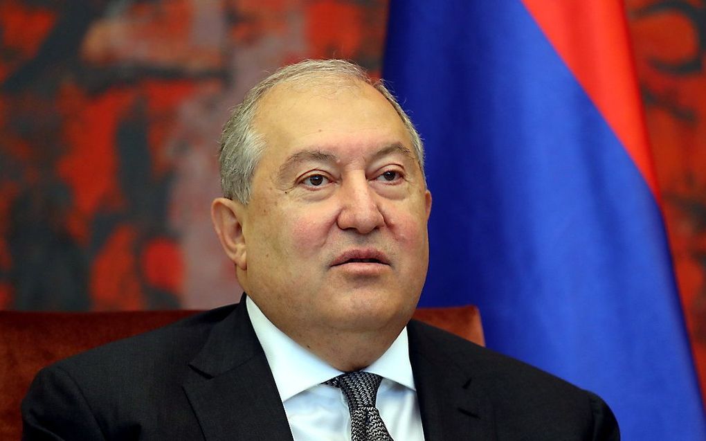 President Armen Sarkissian. beeld EPA, KOCA SULEJMANOVIC