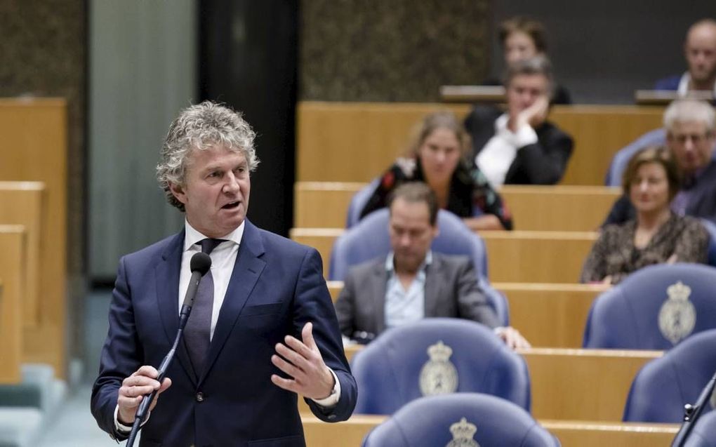 Ex-PvdA-Kamerlid Monasch staat er nu nog alleen voor in de Kamer, maar hij heeft grootse verwachtingen. beeld ANP, Bart Maat