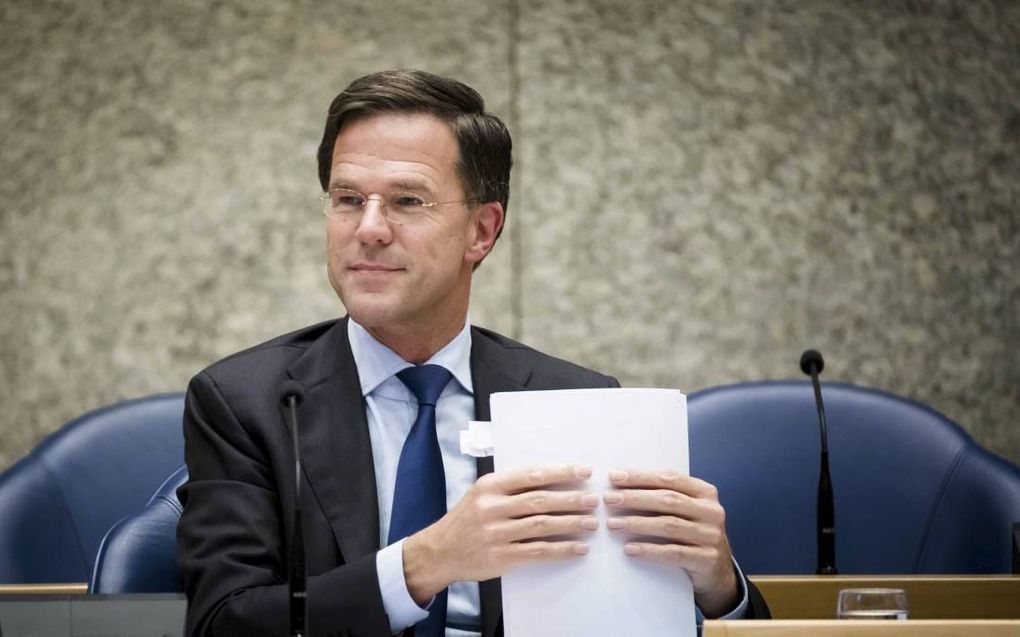 Premier Rutte, beeld ANP, Bart Maat.