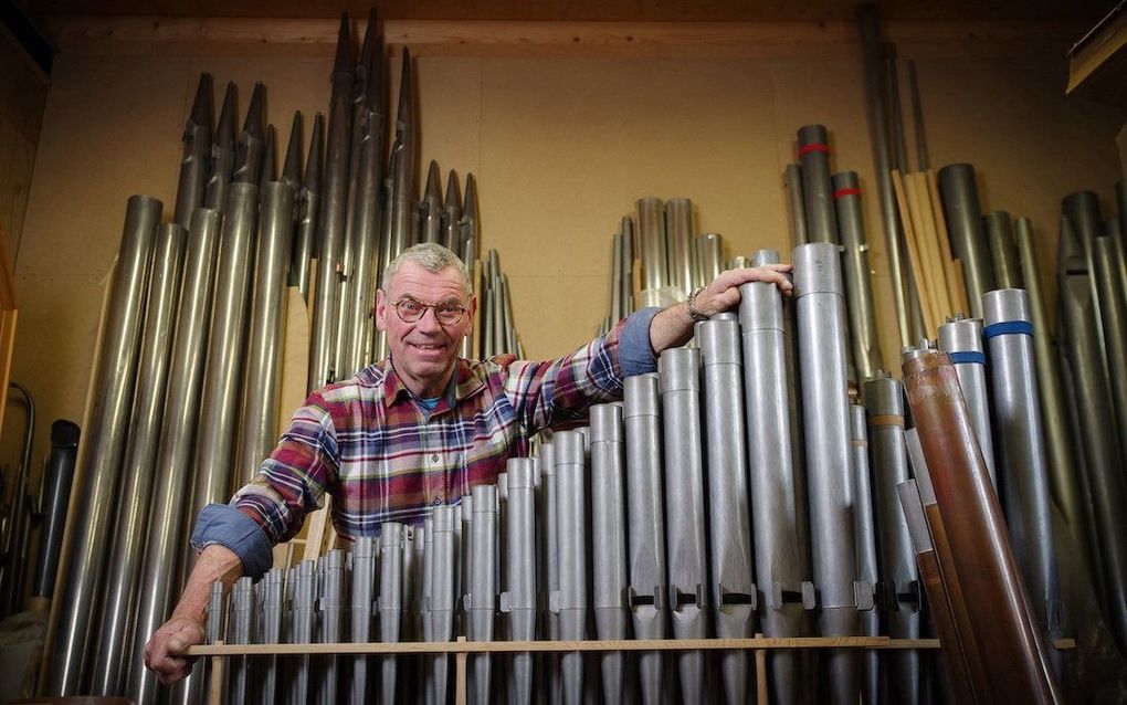 Orgelbouwer René Nijsse. Beeld Eric Konings