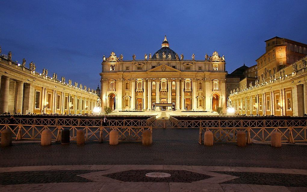 Piazza San Pietro in Vaticaanstad, Rome. Beeld ANP, Lex van Lieshout