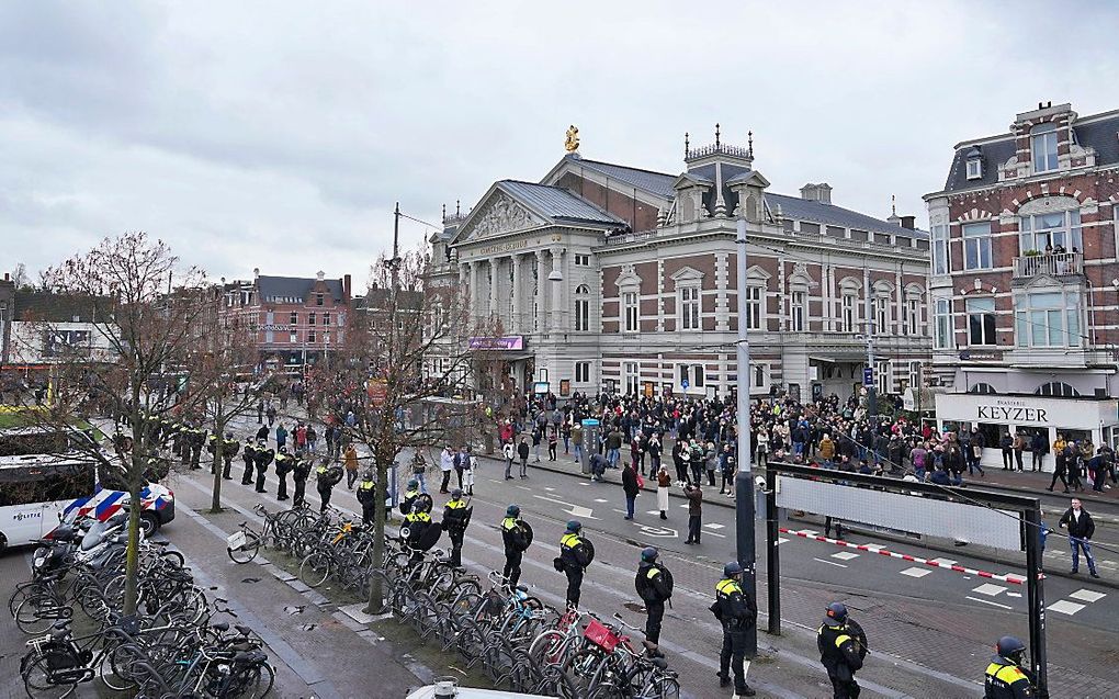 Demonstratie zondag op het Museumplein. beeld ANP, PHIL NIJHUIS