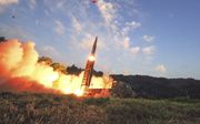 In reactie op de Noord-Koreaanse atoomproef belegde het Zuid-Koreaanse leger maandag direct een militaire oefening in de Japanse Zee. Daar werkten ze met een scenario van een kernaanval vanuit het noorden.  beeld AFP