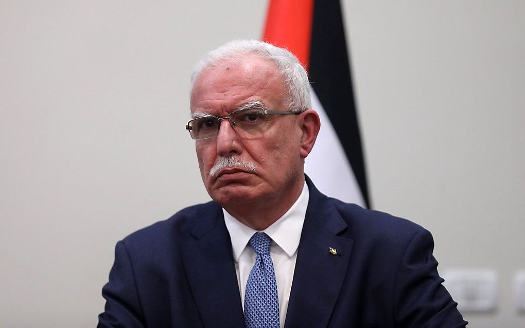 Riyad al-Maliki. beeld EPA, Alaa Badarneh