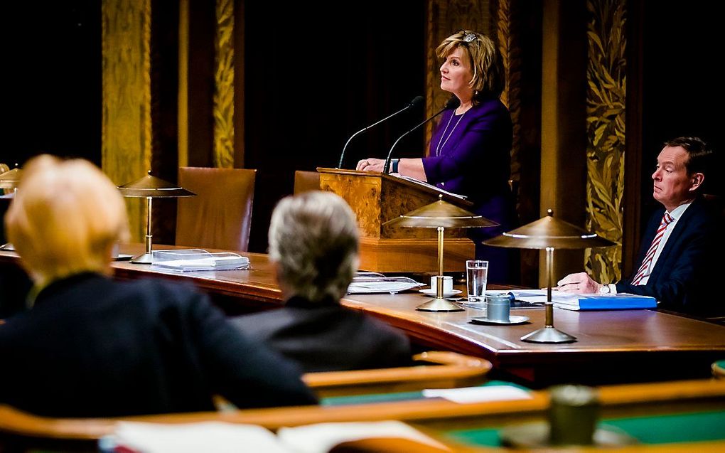 Debat donorwet in de Eerste Kamer. beeld ANP