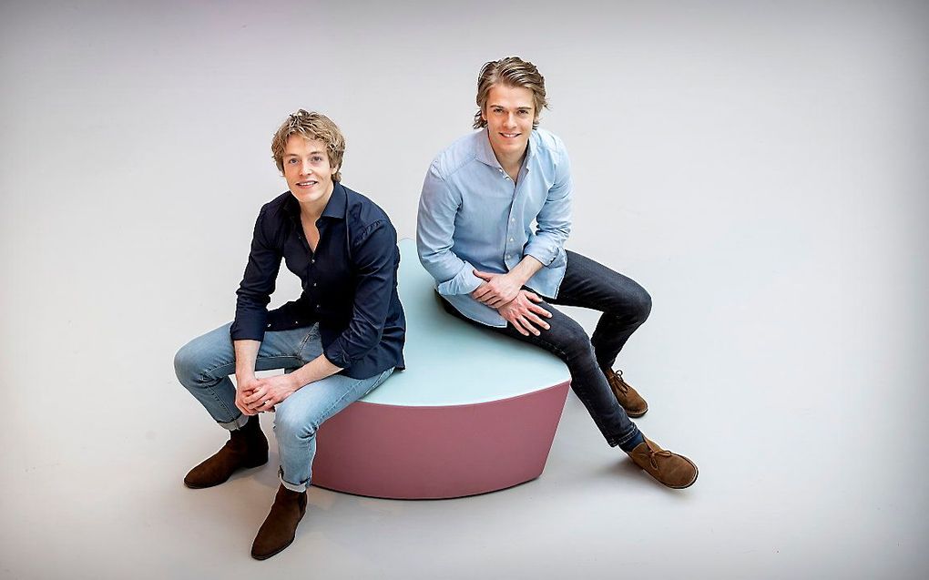 Lucas en Arthur Jussen. beeld ANP, KOEN VAN WEEL