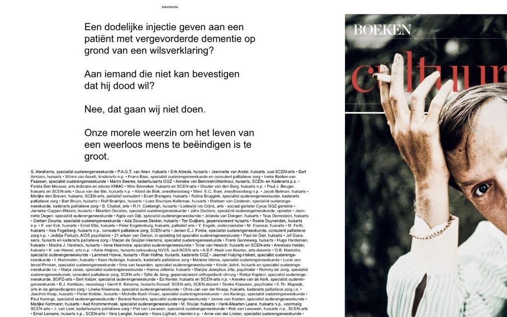 Advertentie in NRC