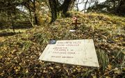 Een gedenkteken in natuurgebied de Posbank in Rheden waar Alex Wiegmink tijdens een rondje hardlopen in 2003 verdween. Zijn lichaam werd later in Brabant teruggevonden. Jarenlang bleef de zogeheten Posbank-moord een onopgelost raadsel. Eind vorig jaar pak