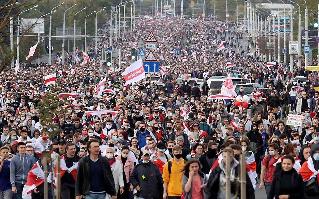 Minsk. beeld EPA/STR