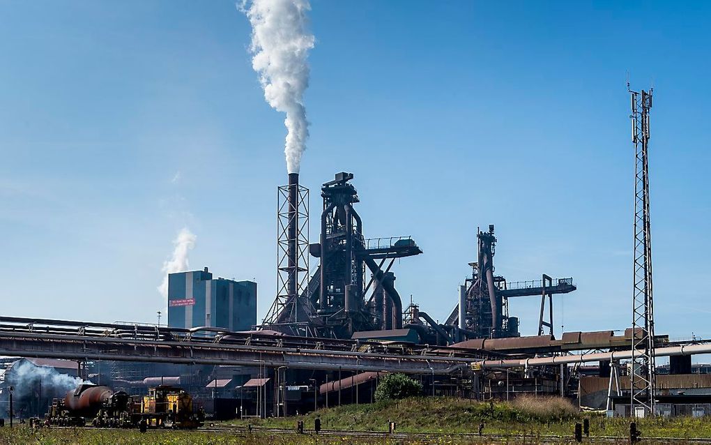 De hoogovens van Tata Steel in IJmuiden. beeld ANP