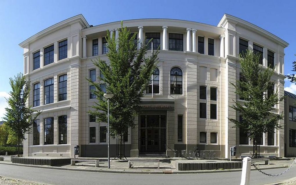 Het Praediniusgymnasium in Groningen.  beeld Wikimedia