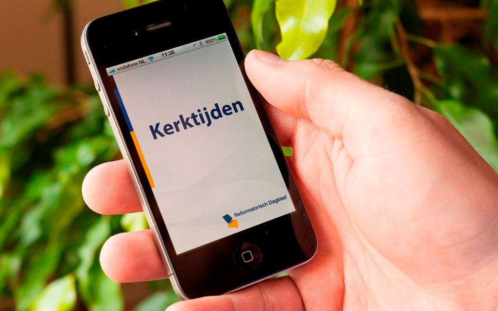 Het Reformatorisch Dagblad lanceert app met kerktijden. Foto RD, André Dorst