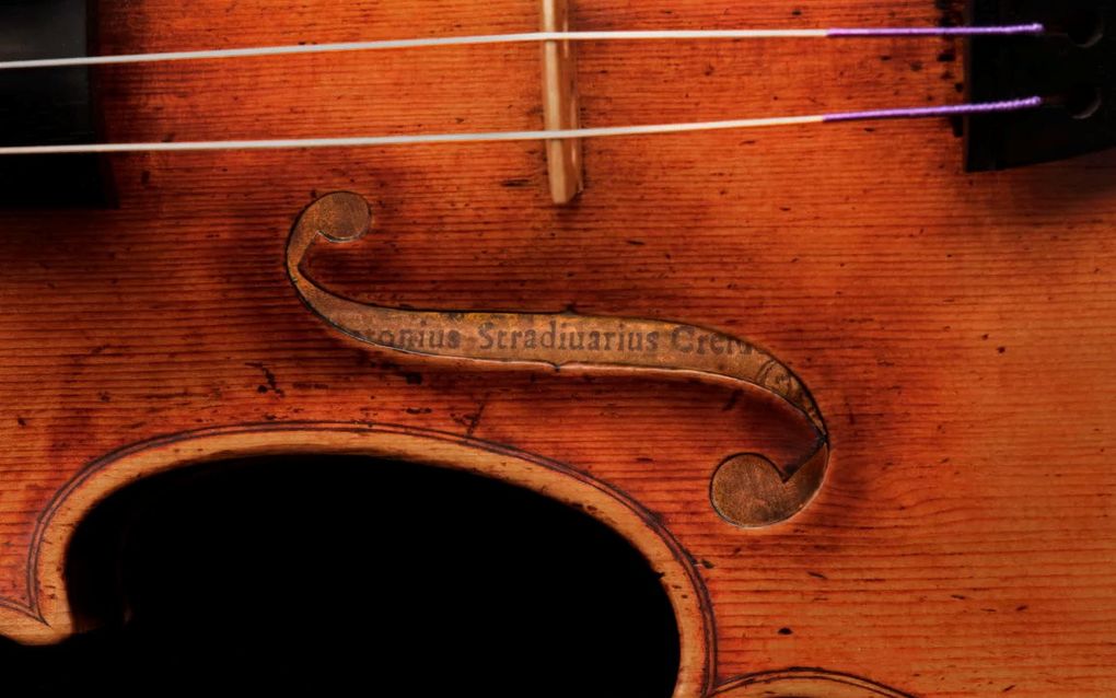 De Joachim-Ma Stradivarius wordt geveild. beeld Sotheby’s