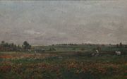 ”Velden in juni”, Charles-Francois Daubigny. beeld Van Gogh Museum, Amsterdam