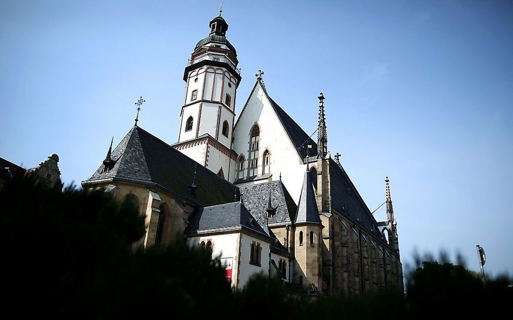 De Thomaskirche in Leipzig. beeld AFP