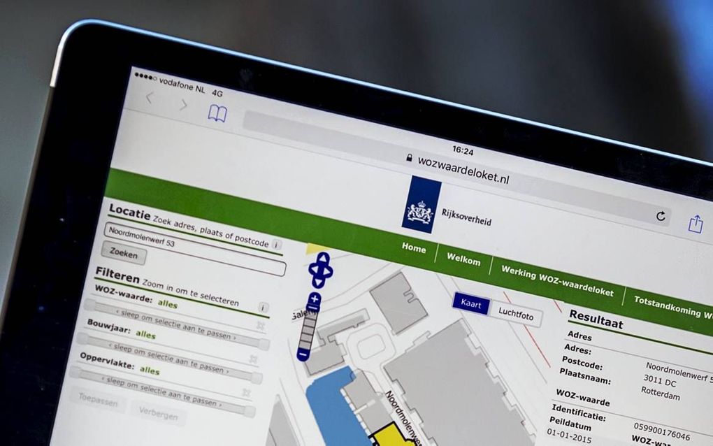 Wozwaardeloket.nl is een handige site om de waarde van je woning op te zoeken. beeld ANP, Remko de Waal