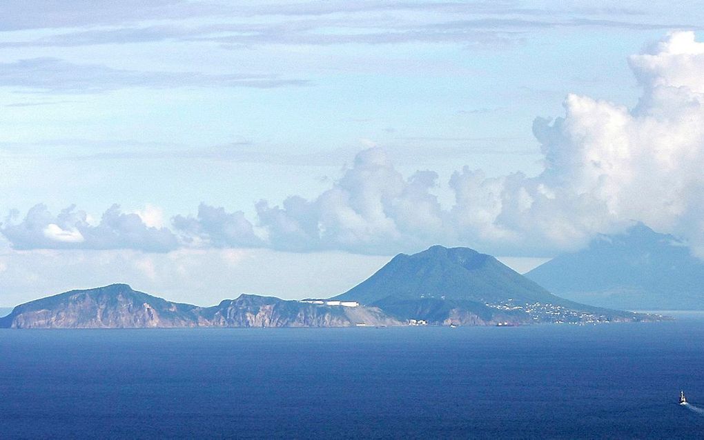 Zicht op Sint-Eustatius. beeld ANP