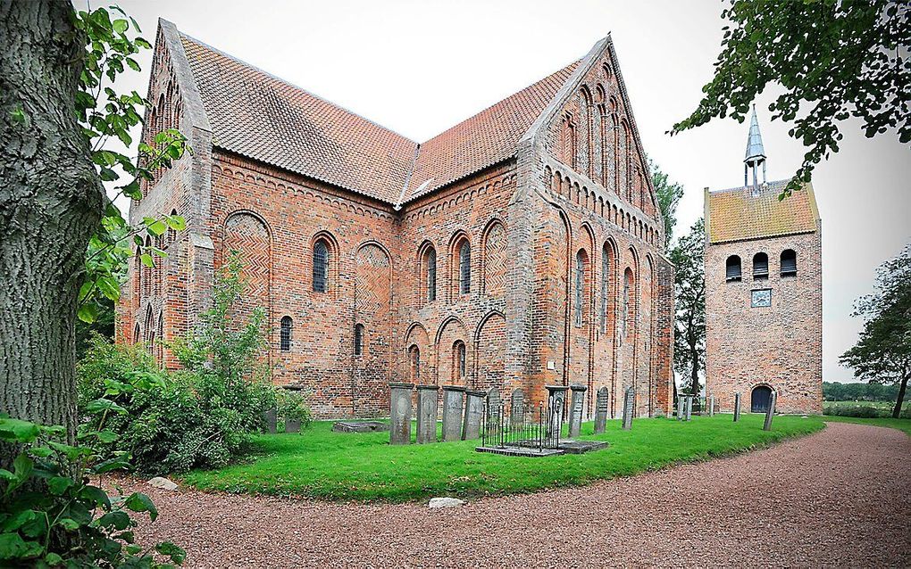 Ds. Kristensen was medeoprichter van Stichting Oude Groninger Kerken (SOGK). Op de foto de kerk van Garmerwolde, eigendom van de SOGK. beeld Elmer Spaargaren