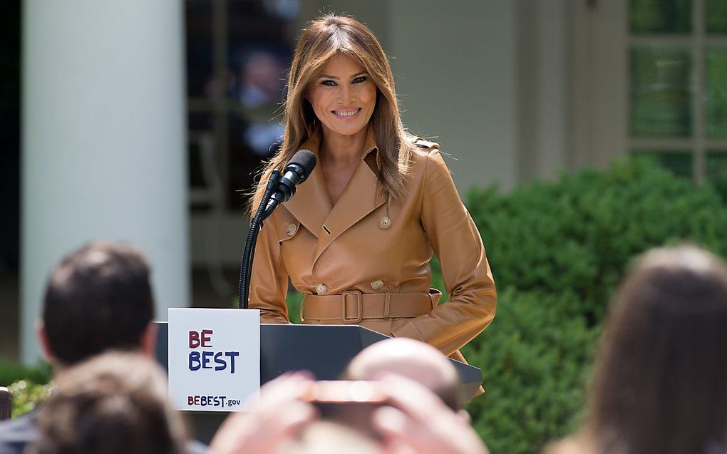 Melania Trump. beeld AFP