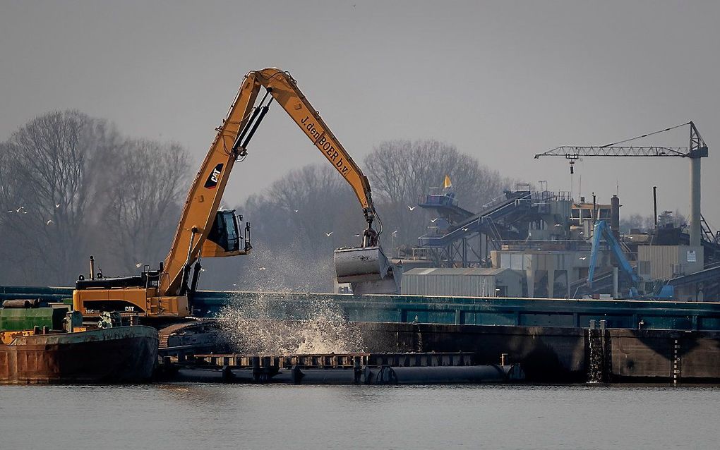 Zandwinplas Over de Maas in de uiterwaarden van de Maas tussen Alphen en Dreumel. beeld ANP, Robin van Lonkhuijsen