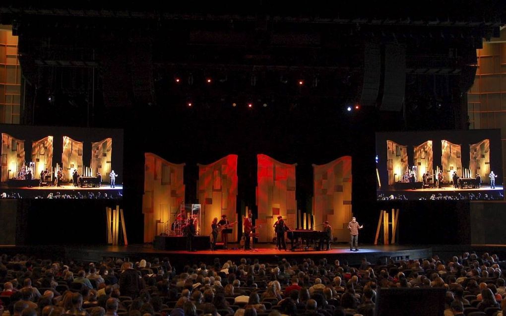 De Amerikaanse Willow Creek Church in South Barrington verkeert in zwaar weer. Stichter Bill Hybels wordt beschuldigd van seksueel wangedrag. beeld Wikimedia