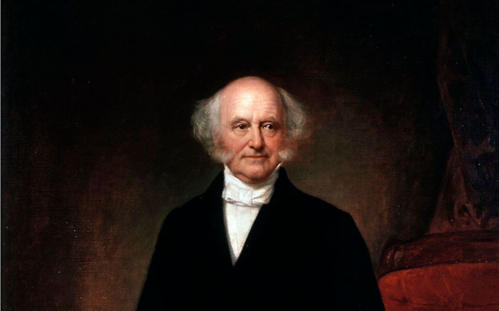 Officieel presidentsportret van Martin van Buren. beeld Wikimedia