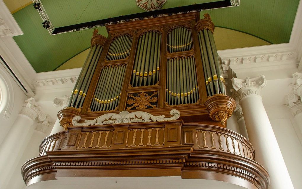 Het Kam & Van der Meulenorgel in de Nieuwe Kerk van Zierikzee. beeld Harm Nieuwenhuijse