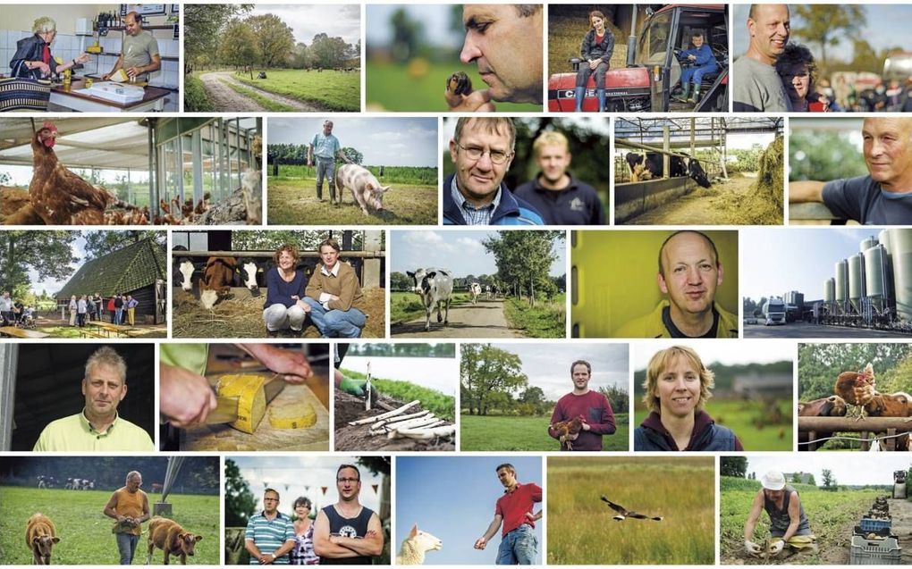 “De vijftien agrariërs staan symbool voor de grote diversiteit waarmee boeren in de Gelderse Vallei hun vak als voedselproducent in blijven vullen.” beeld Erik Veltink