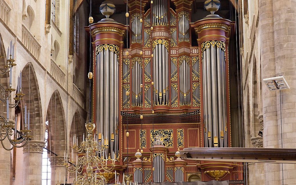 Het orgel van de Laurenskerk in Rotterdam. beeld Sjaak Verboom