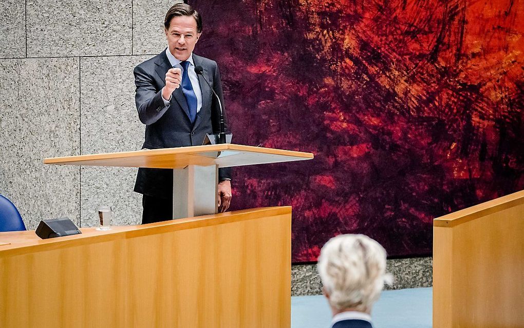 Rutte en Wilders. beeld ANP, Bart Maat