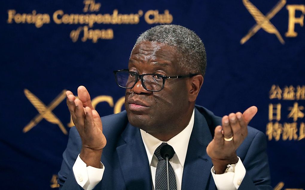 Nobelprijswinnaar en gynaecoloog Denis Mukwege. beeld AFP