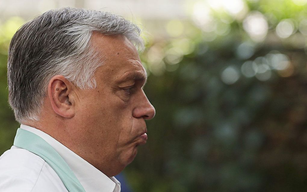 Bondgenoten van premier Orbán hebben de afgelopen jaren veel onafhankelijke media gekocht. beeld AFP