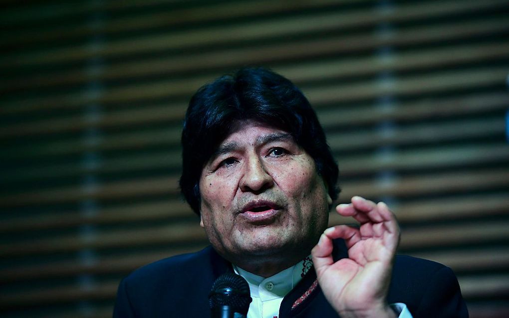 Voormalig president van Bolivia Evo Morales. beeld AFP, Ronaldo Schemidt