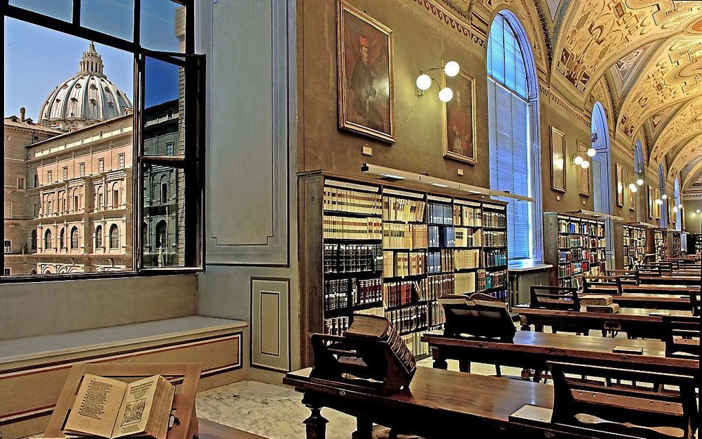 Interieur Vaticaanse bibliotheek. beeld Biblioteca Apostolica Vaticana