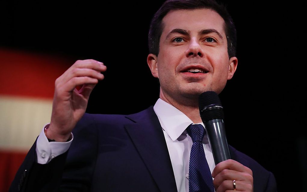 Democraat Pete Buttigieg. beeld AFP