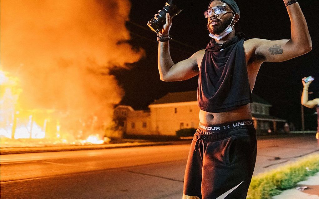 Kenosha. beeld Brandon Bell/Getty Images/AFP