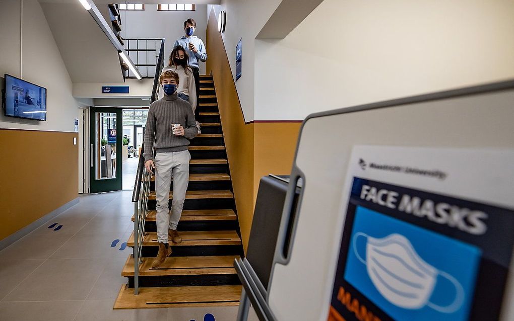 Studenten in Maastricht. beeld ANP, Jean-Pierre Geusens