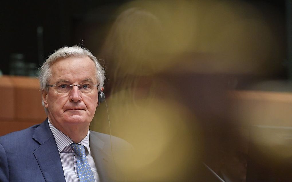 EU-onderhandelaar Michel Barnier. beeld AFP, John Thys