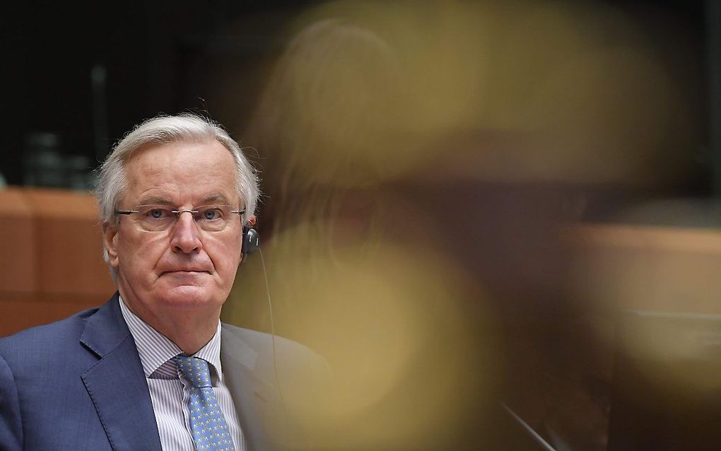 De Europese hoofdonderhandelaar Michel Barnier. beeld AFP, John Thys