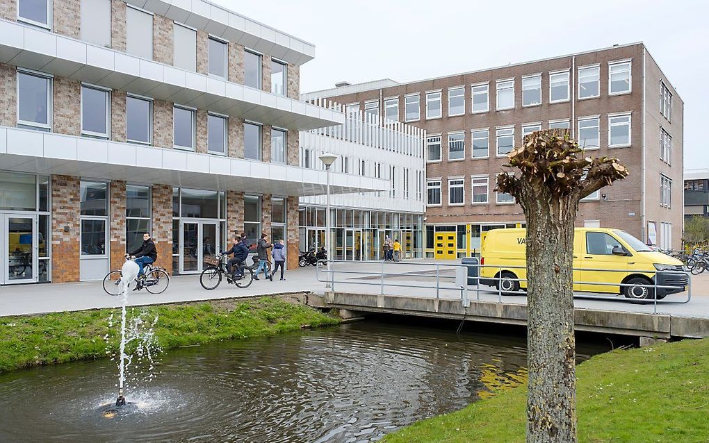 Het Driestar College in Gouda. beeld Sjaak Verboom